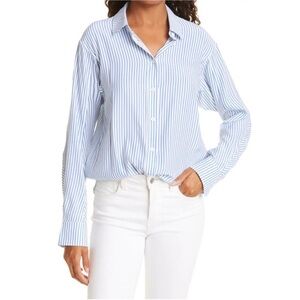 Rag & Bone - Jennie Silk Button Down Shirt
